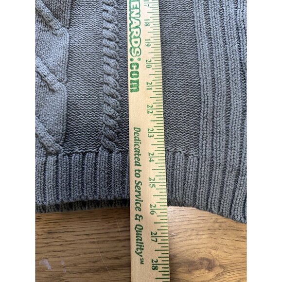 Woolrich Women Crewneck‎ Sweater Size XL Cotton Fisherman Knit Heavy Classic - Picture 4 of 11